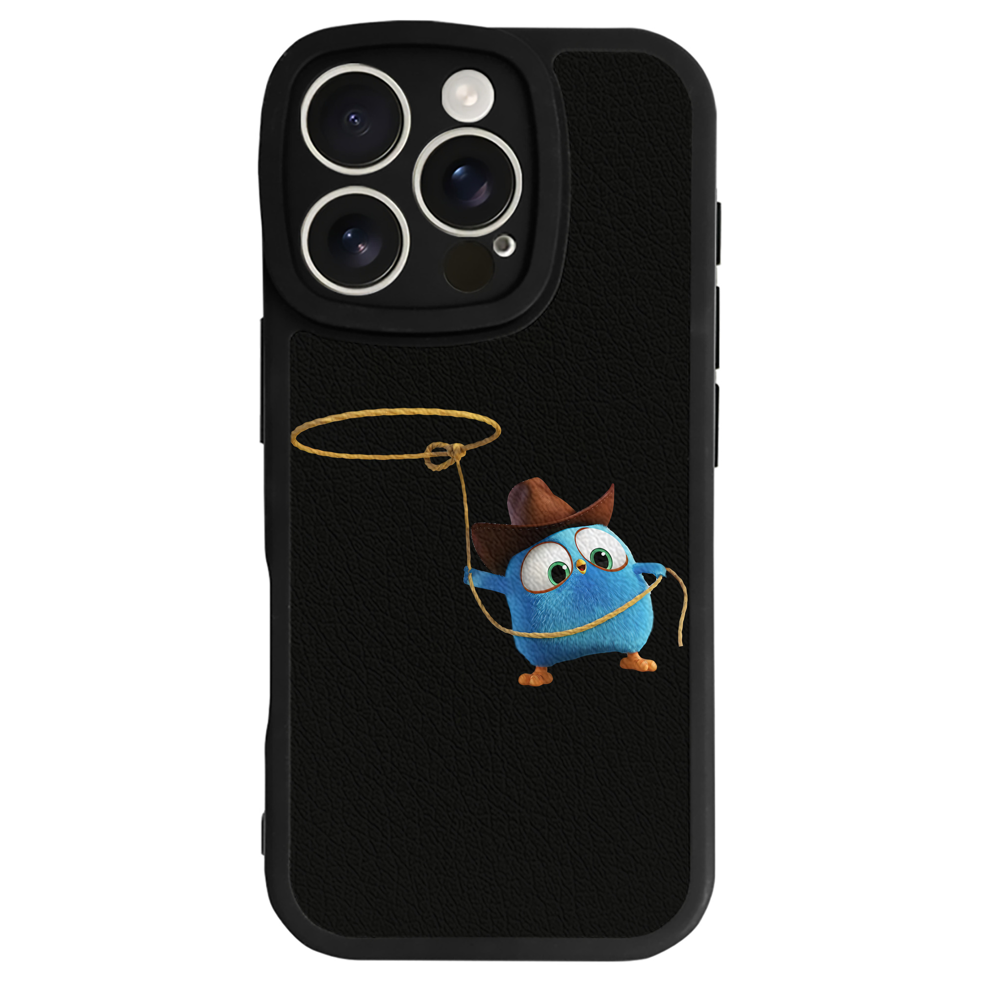 （画像用） Angry Birds アングリーバード 【iPhone 16シリーズ対応】シリコンスマホケース（レザー調） 材質：シリコン